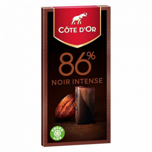 COTE D'OR Noir de Noir 86% 100g -B53