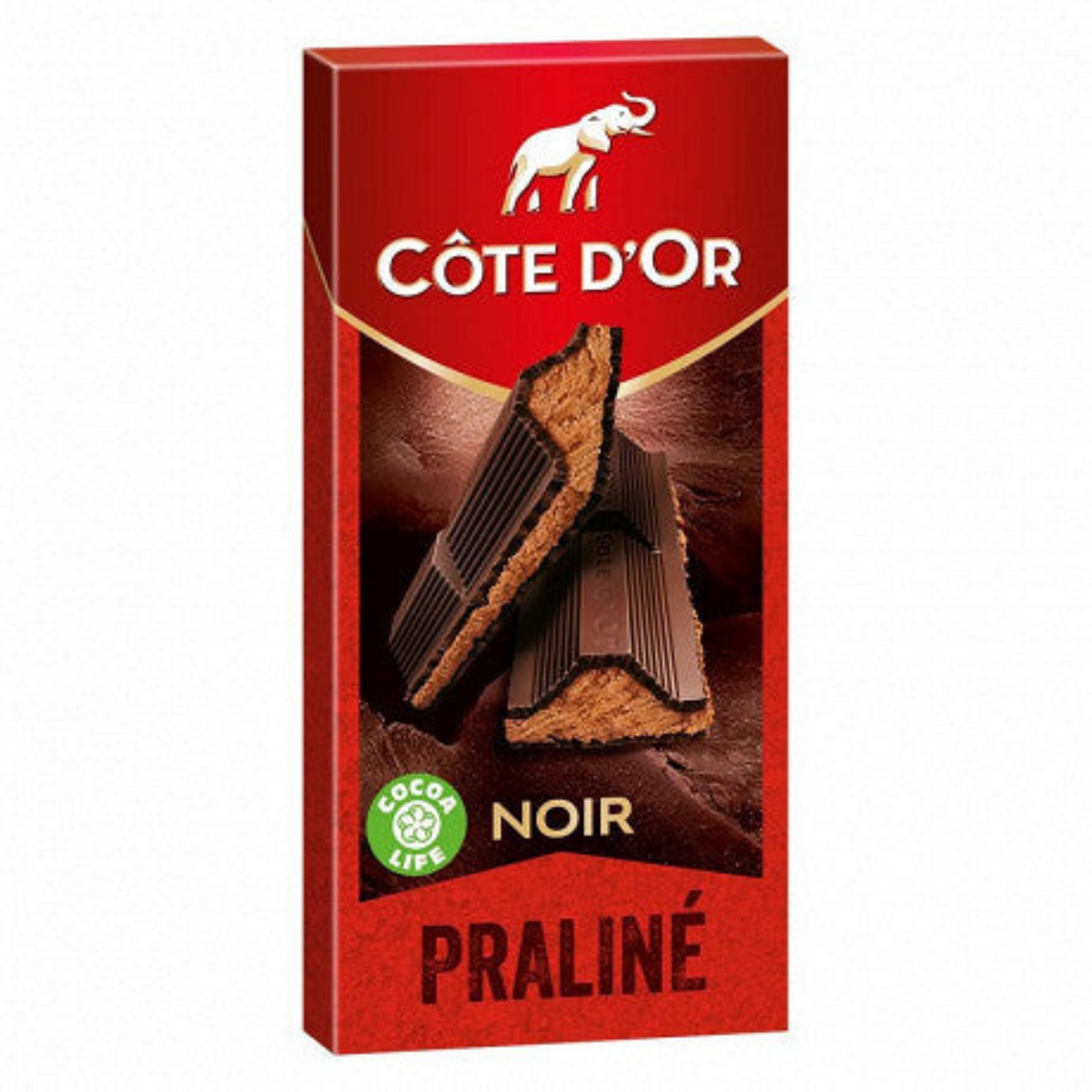 COTE D'OR Praliné Fondant Noir 200g -B64