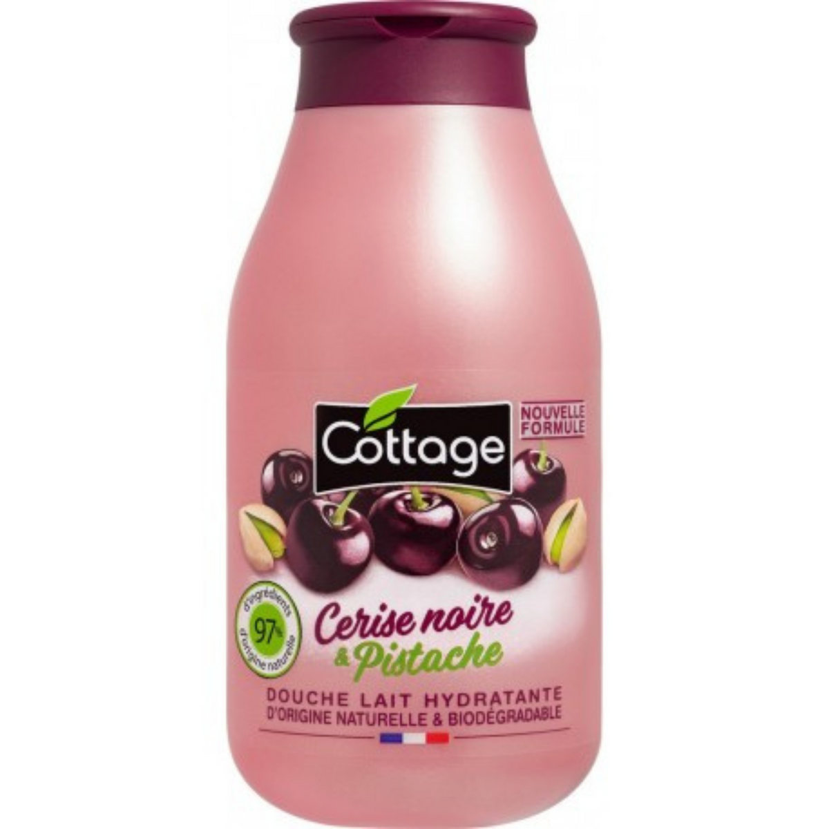 Cottage Gel Hydrating Shower Shape Black cherry and pistachio 250ml -J94