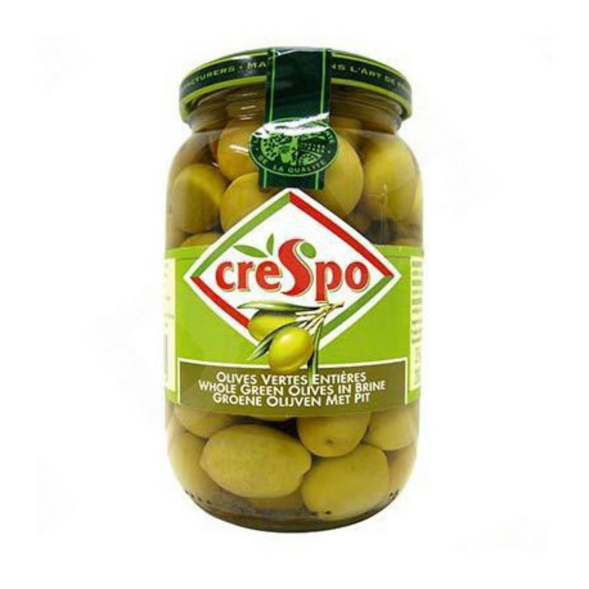 Crespo Whole Green Olive Jar 200G