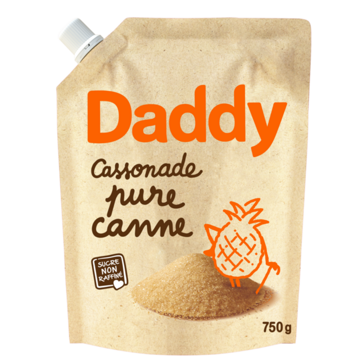 DADDY Pure cane brown sugar 750 g -E84