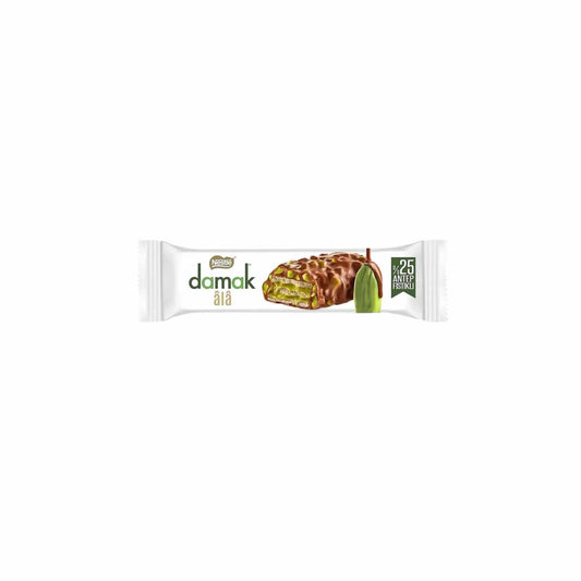 Délicieuse tablette de chocolat blanc croquant aux saveurs délicieuses. Format pratique 30g