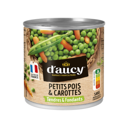 Daucy Petit Pois and Carrots 265g -i21/20