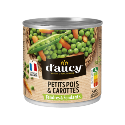 Daucy Petit Pois and Carrots 265g -i11