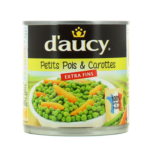 Daucy peas extra fine carrots 265g -i21
