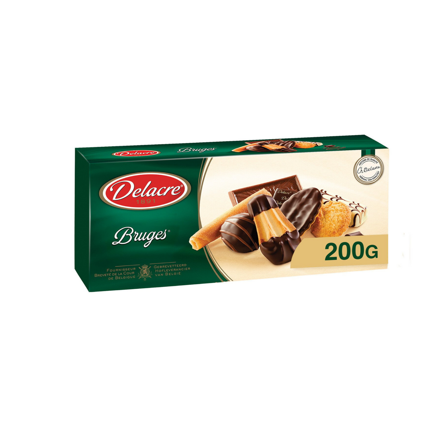 DELACRE Biscuits Assortiment Bruges 200g -A121