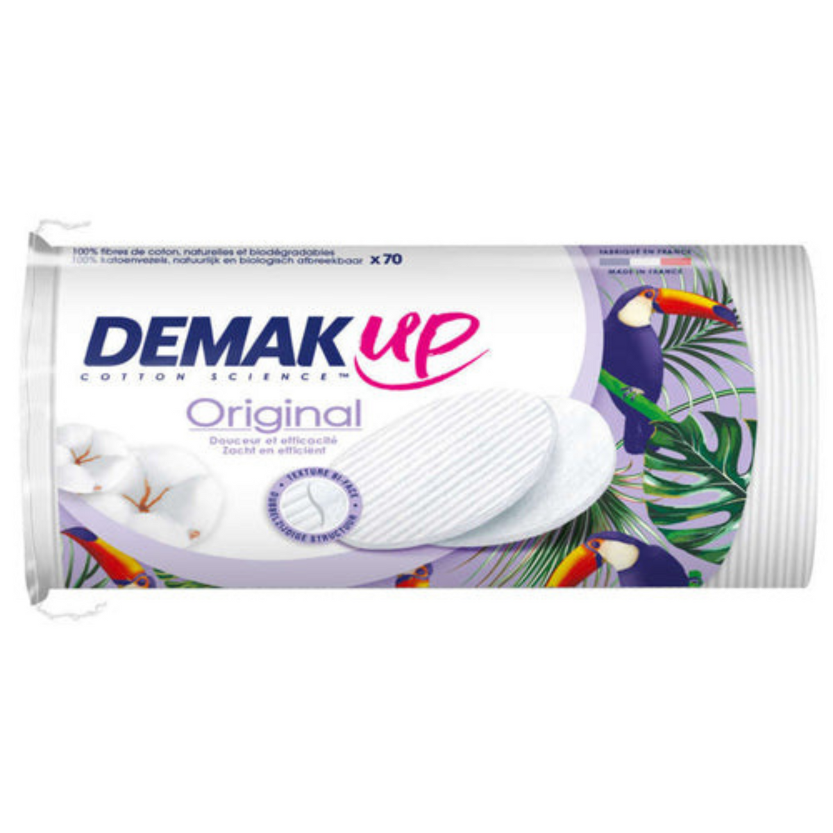 DEMAK UP Demak'Up Cotton to remove makeup Original Ovals x70 12g -J80