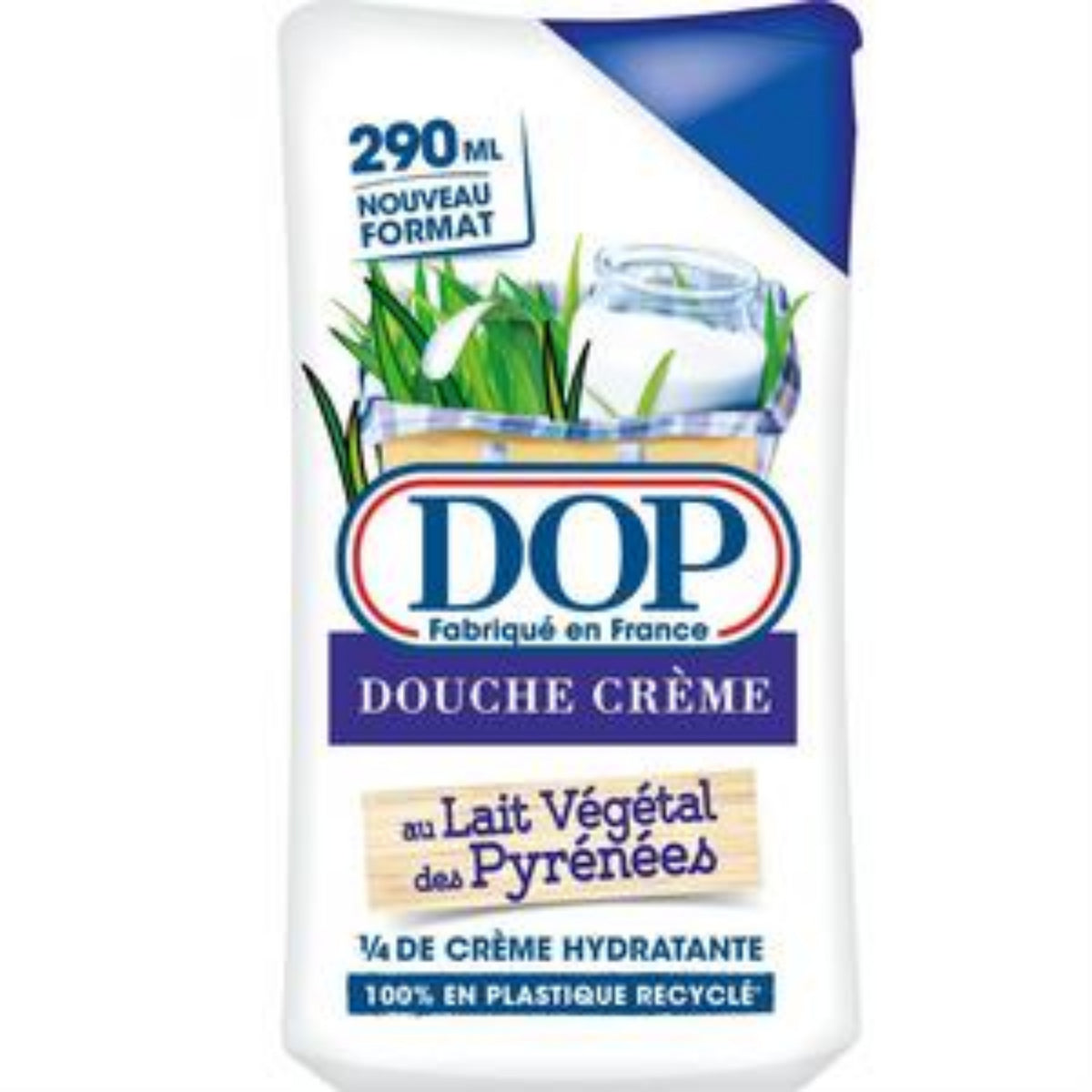 Dop gel shower with vegetable milk cream from the Pyrenees 290ml-J124