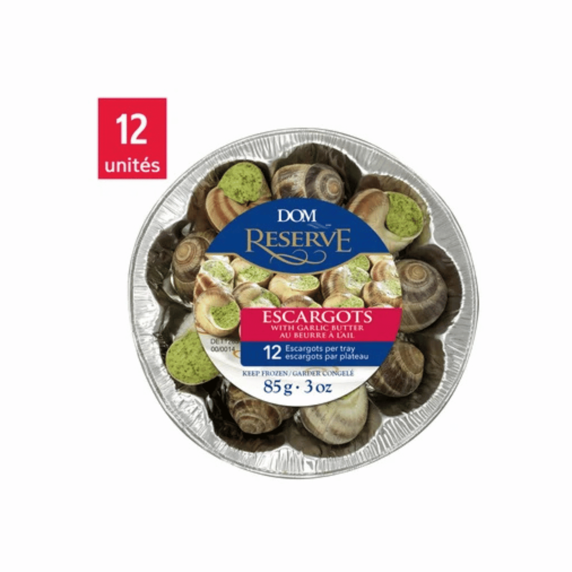 Dom Réserve 12 escargots 85g — Épicerie française Montréal | Euro-Market
