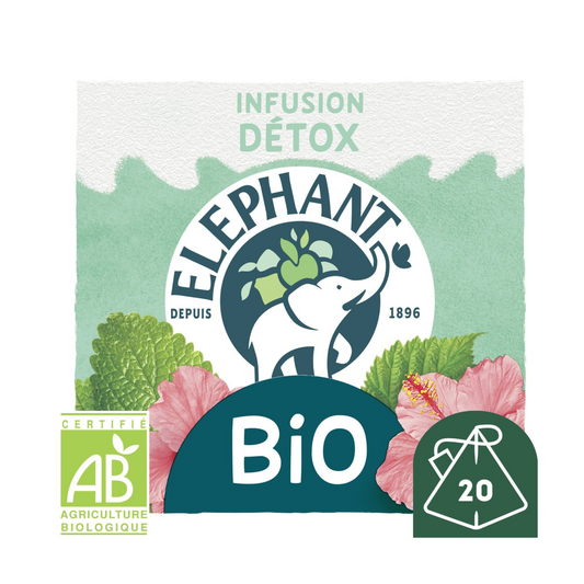 Elephant Infusion Detox, organic 20 sachets 34g -e130
