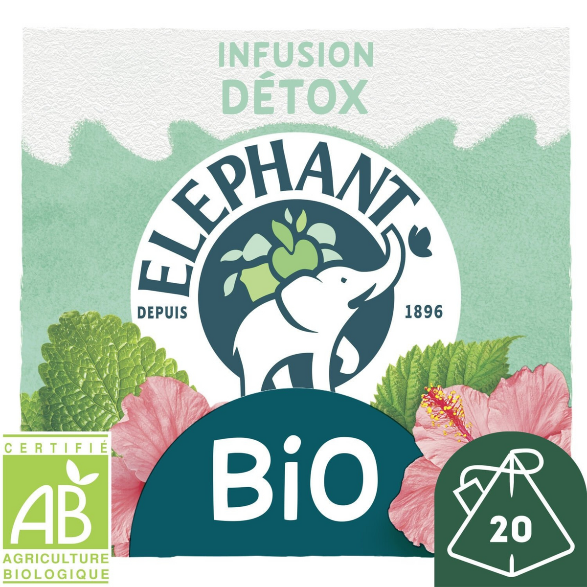 Elephant Infusion Detox, organic 20 sachets 34g