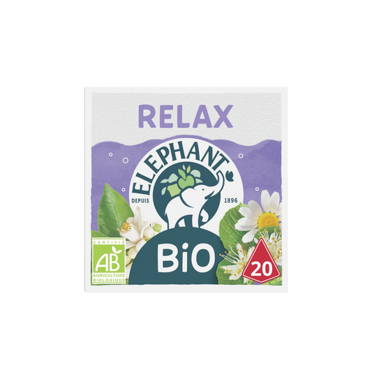 ELEPHANT Infusion relax, bio 20 sachets 26g -F120