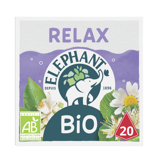 Elephant Infusion Relax, organic 20 sachets 26G -F120