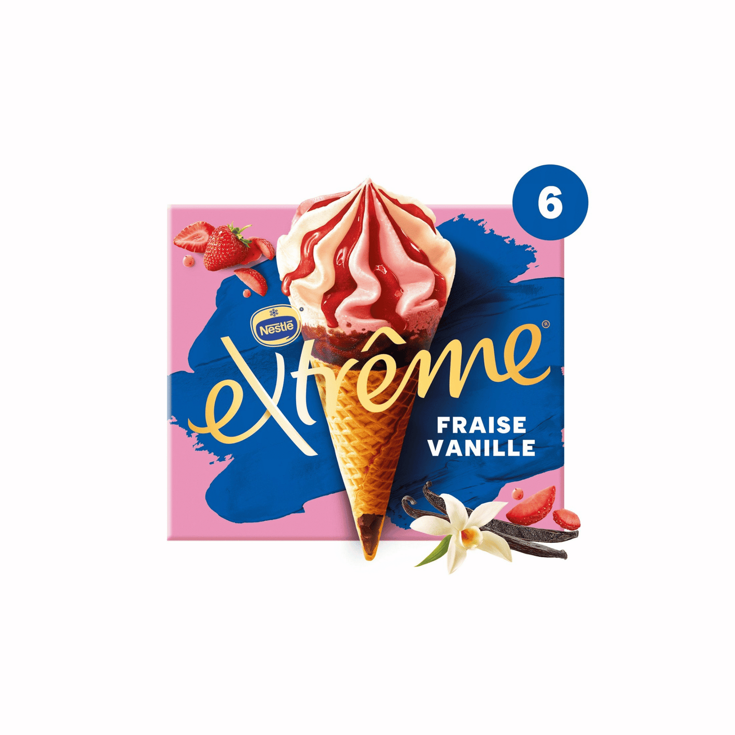 EXTREME Glaces Fraise Vanille 426g — Épicerie française Montréal | Euro-Market