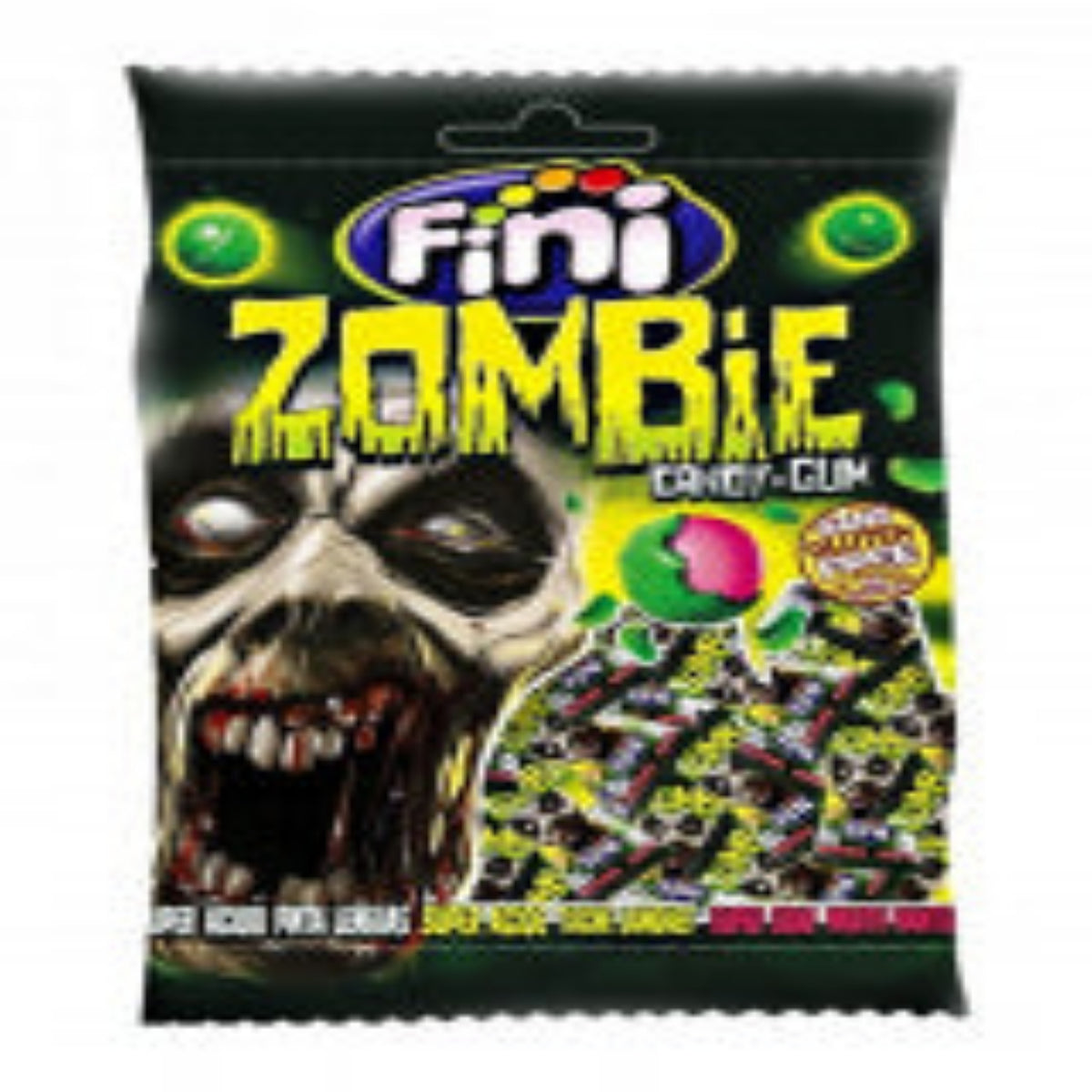 FINI Boom Zombie Bubble Gum Tongue-Coloring 80g -B123