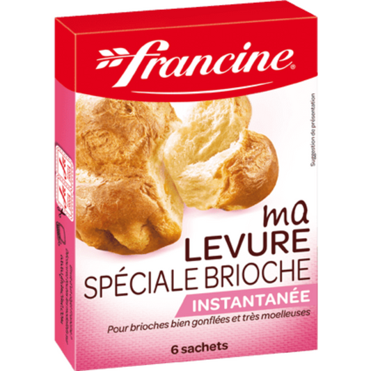 FRANCINE Boite 6 sachets de levure spéciale brioche 42g -E114