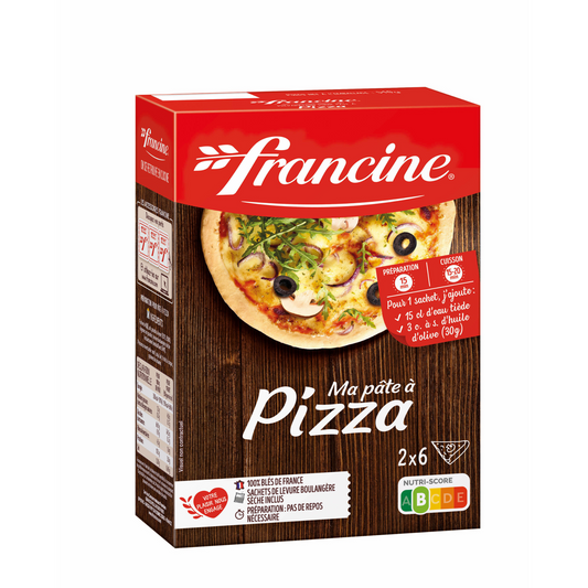 FRANCINE pâte à pizzas  2x6 510g -E114