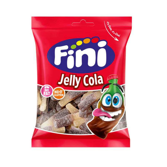 FINI Jelly Cola – bonbons cola sans gélatine, tendres et acidulés.