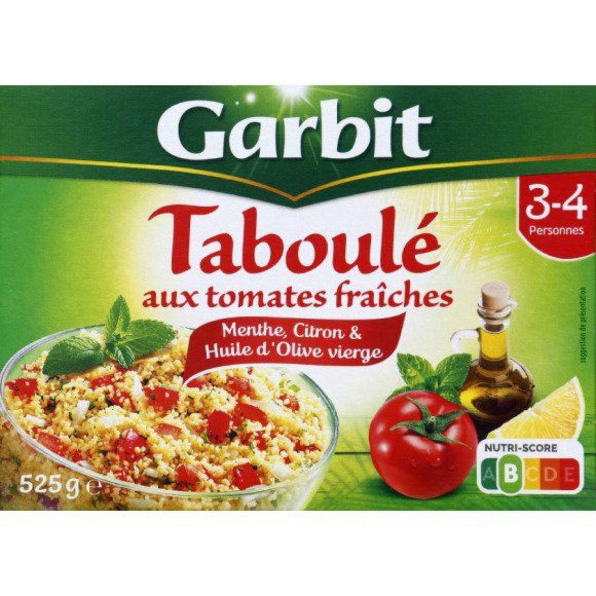 GARBIT Taboulé Tomates fraîche 525g -G102