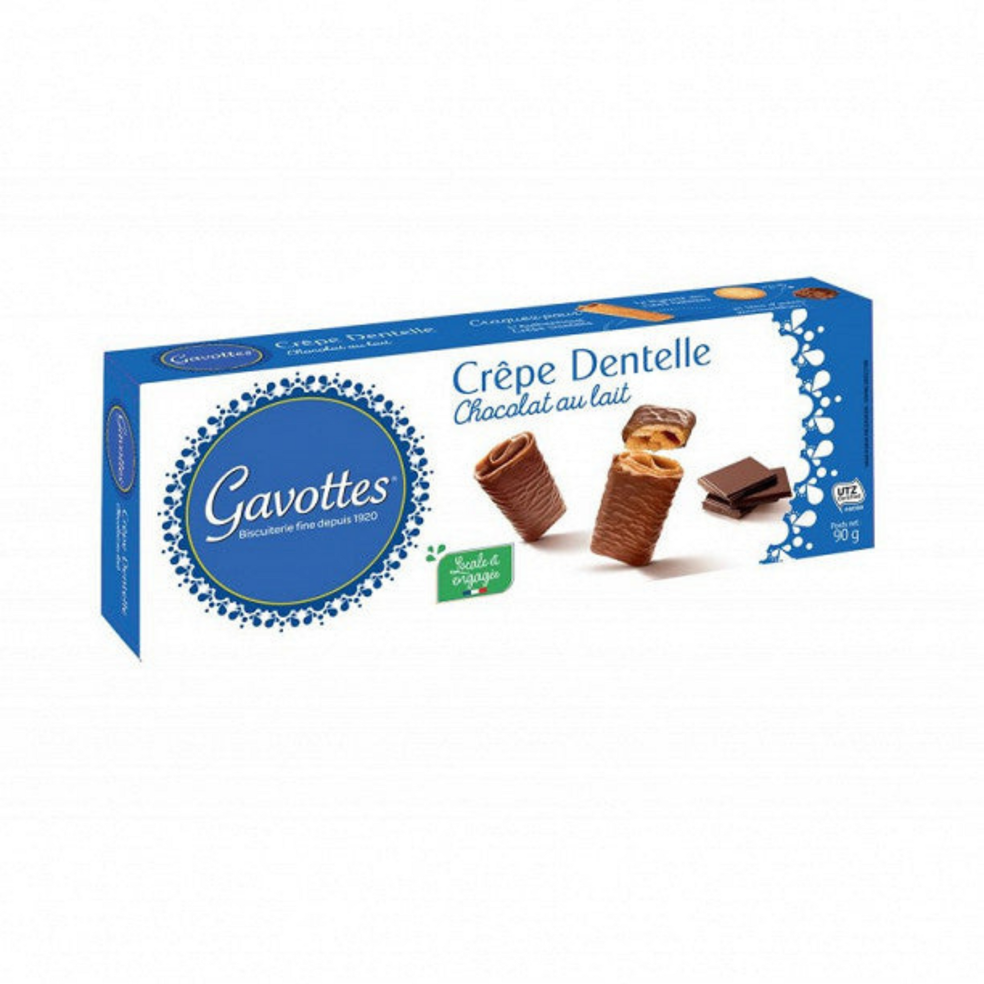 GAVOTTES Crêpe dentelle chocolat au lait 90g — Épicerie française Montréal | Euro-Market