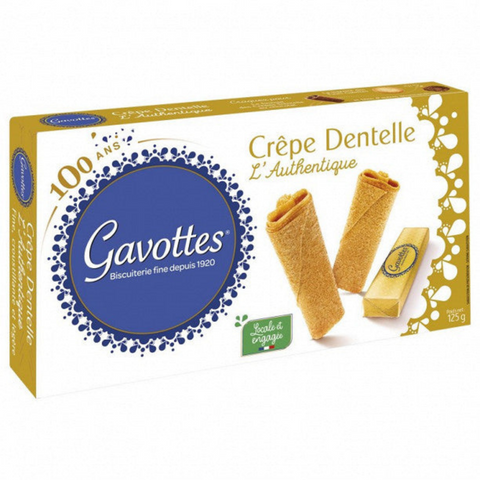 GAVOTTES Crêpe dentelle nature 125g -A62