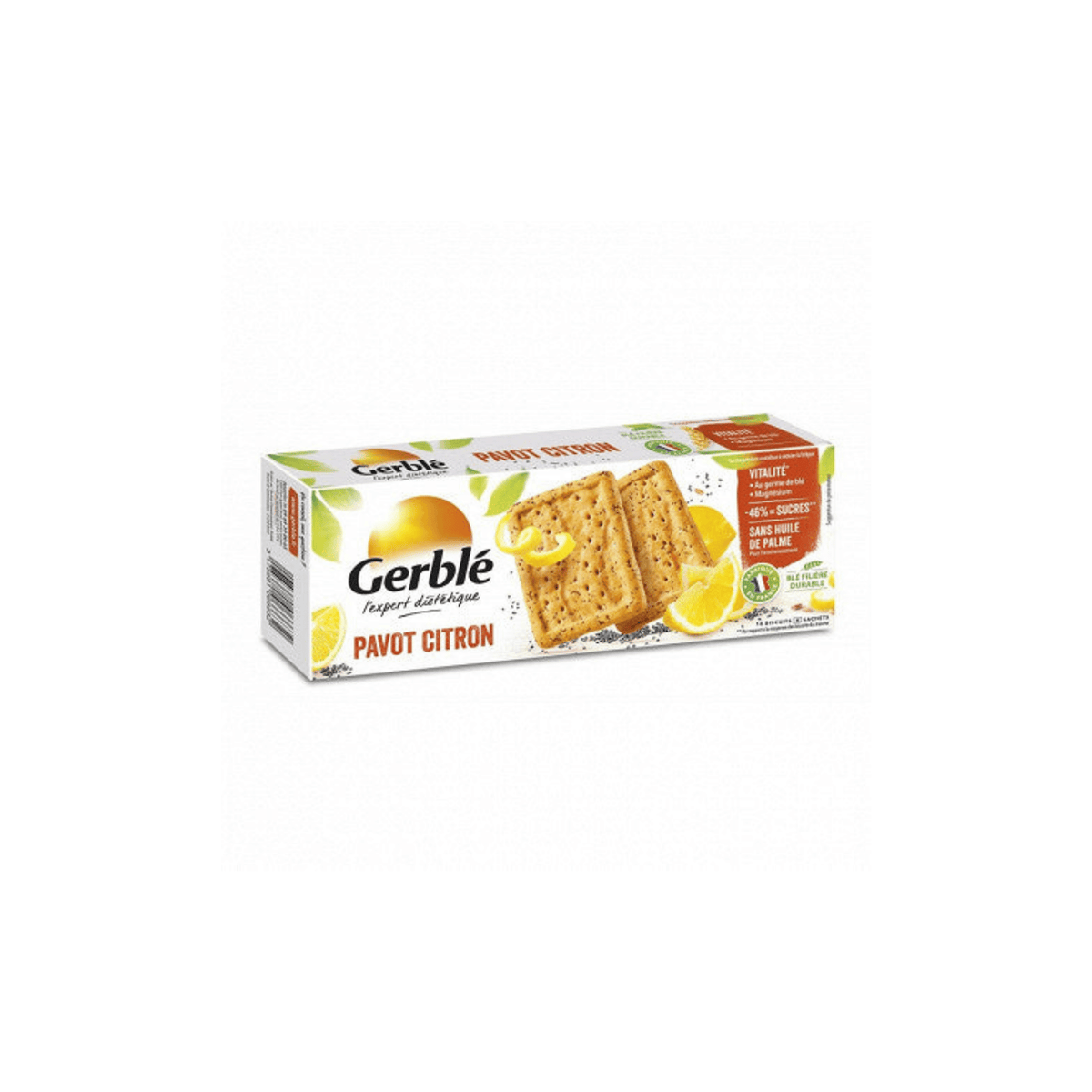 GERBLE Biscuit pavot citron 200g — Épicerie française Montréal | Euro-Market