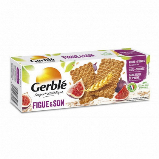 GERBLE Biscuits figue et son 210g -D61