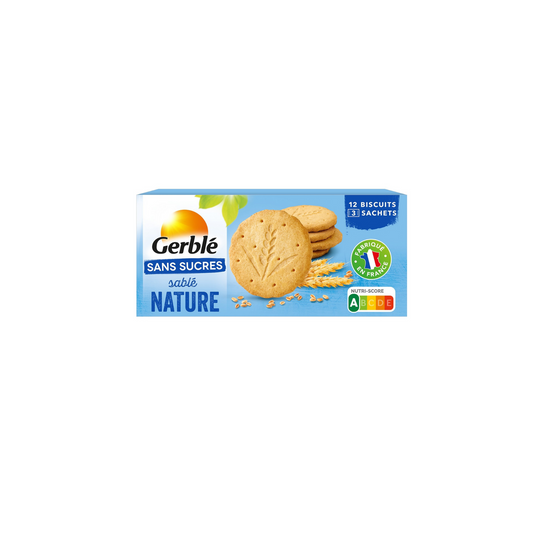 GERBLÉ Biscuit Nature Sans Sucres 132g -D92