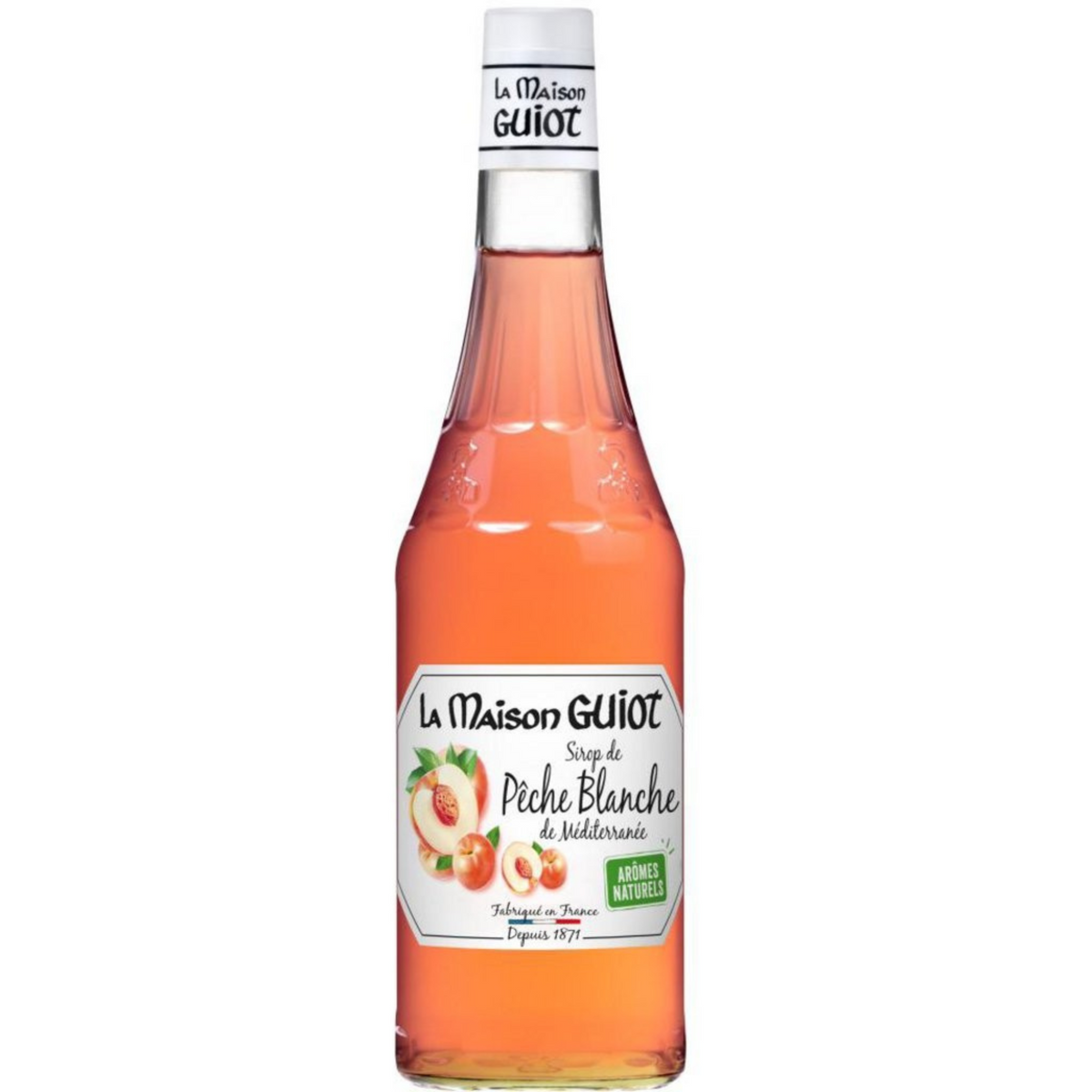 GUIOT Sirop pêche blanche 70cl -F72