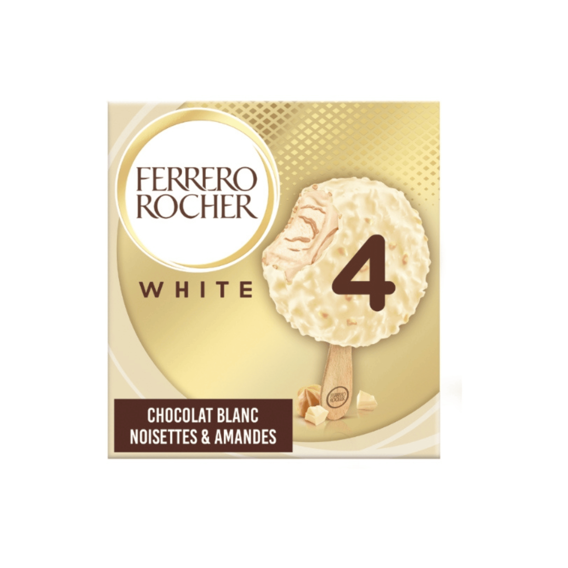 Glace Ferrero Rocher White x4 — Épicerie française Montréal | Euro-Market