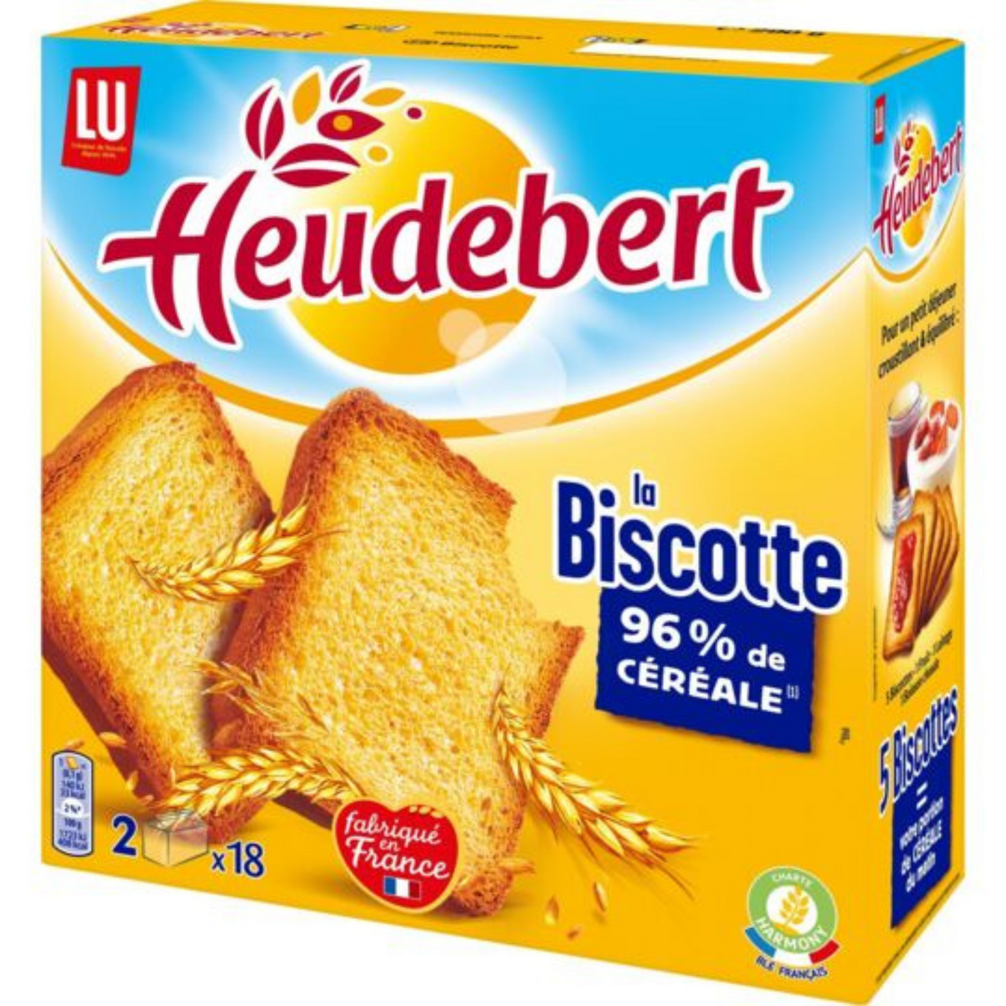 HEUDEBERT Biscotte nature 34T  300g -E71/70