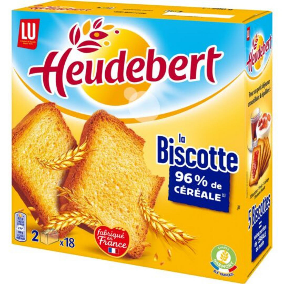 HEUDEBERT Biscotte nature 34T  300g  -E11/10