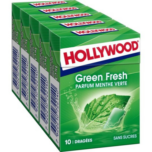Hollywood Chewing -Gum Fresh Mint 5x14g -B22/20