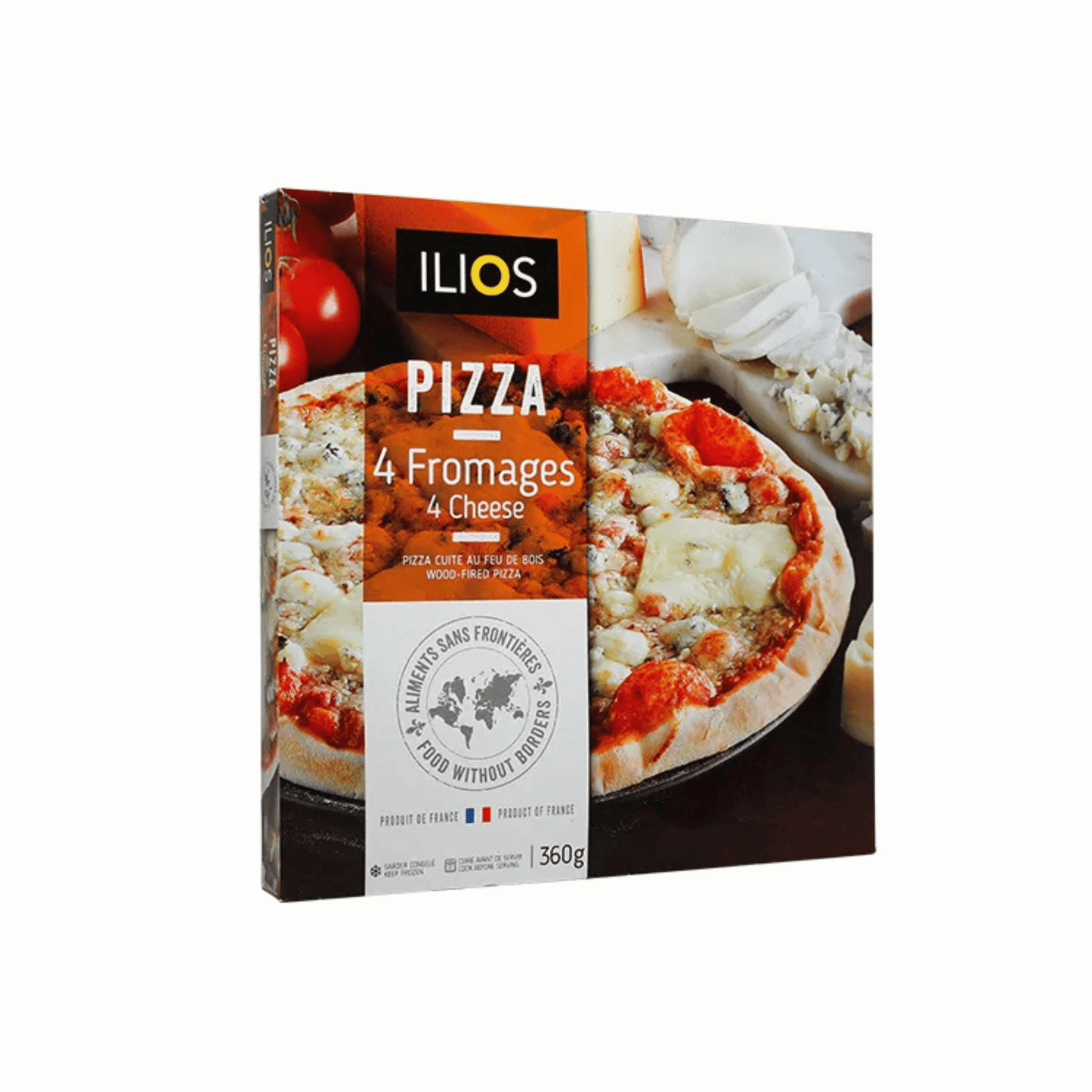 Ilios pizza 4 fromages 360g — Épicerie française Montréal | Euro-Market