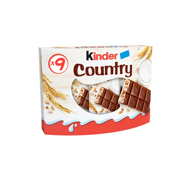 KINDER country 9 barres 211,5g -M21