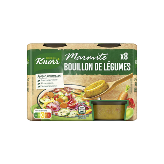 KNORR Marmite Bouillon de Légumes 8 Capsules 224g -F14