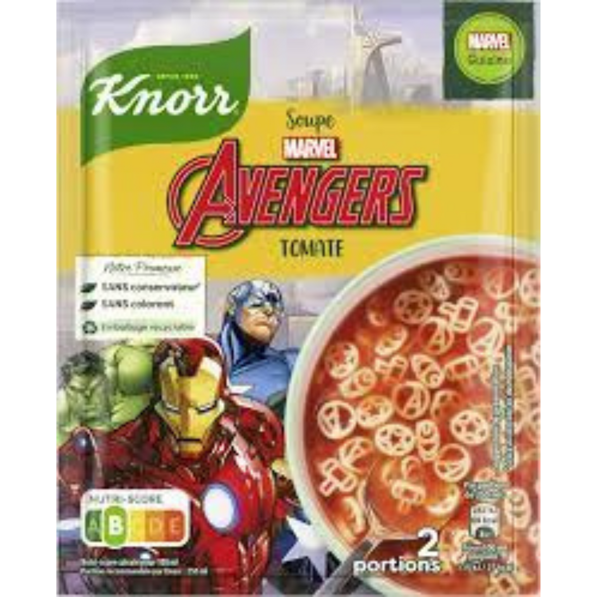 KNORR Soupe Déshydratée avengers 41g -G42