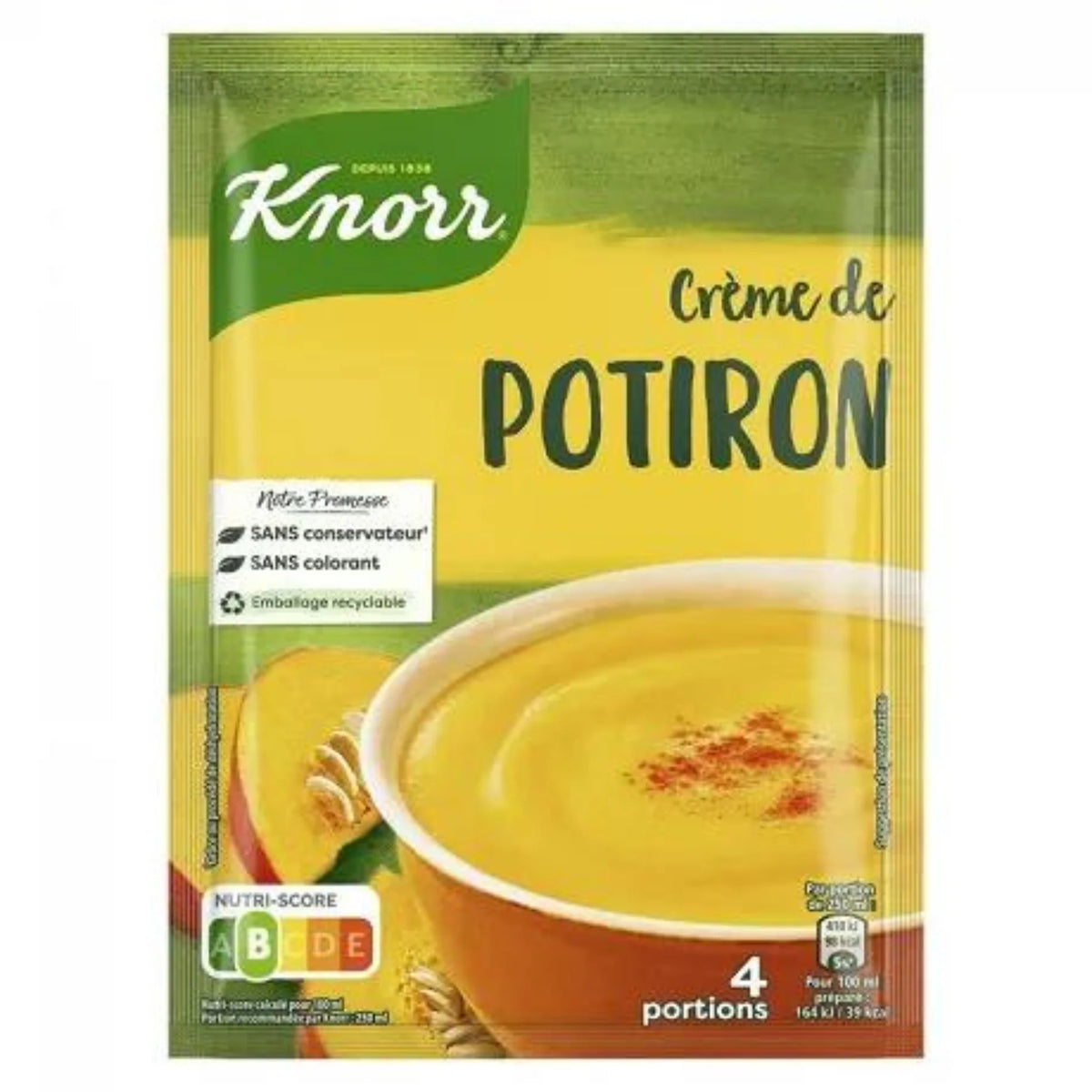 KNORR Soupe crème de potiron 100g -G52