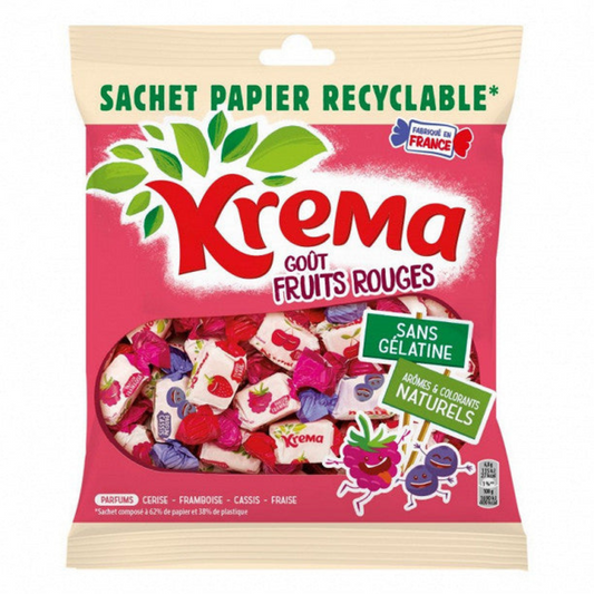 KREMA Fruits rouges sachet recyclable 240g -B114