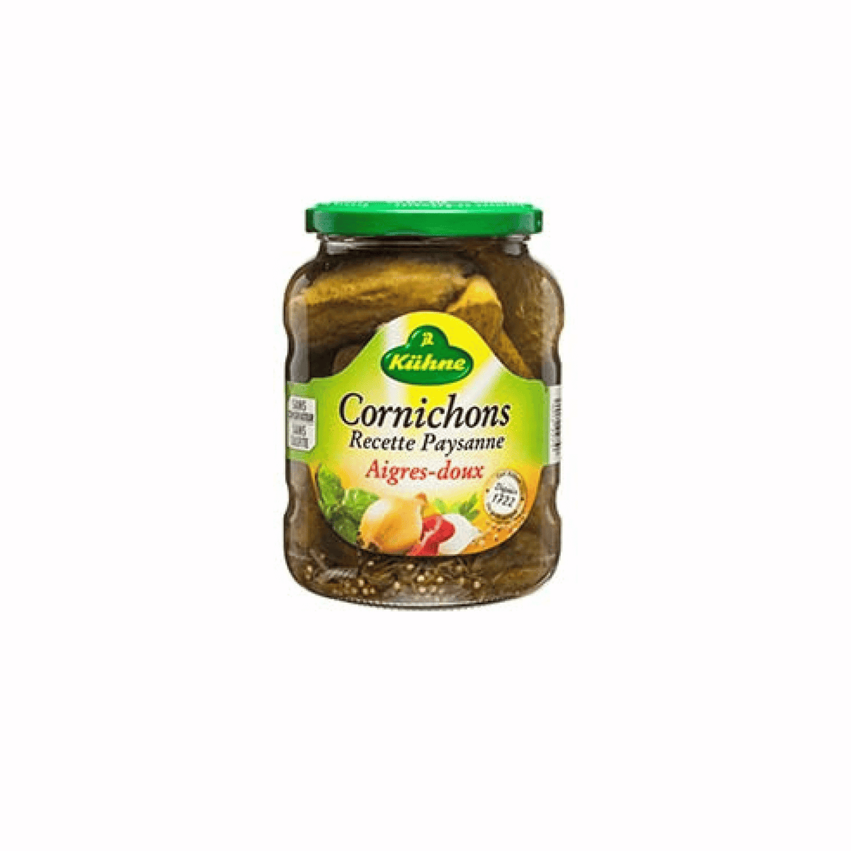 KÜHNE cornichons aigre doux 360g — Épicerie française Montréal | Euro-Market