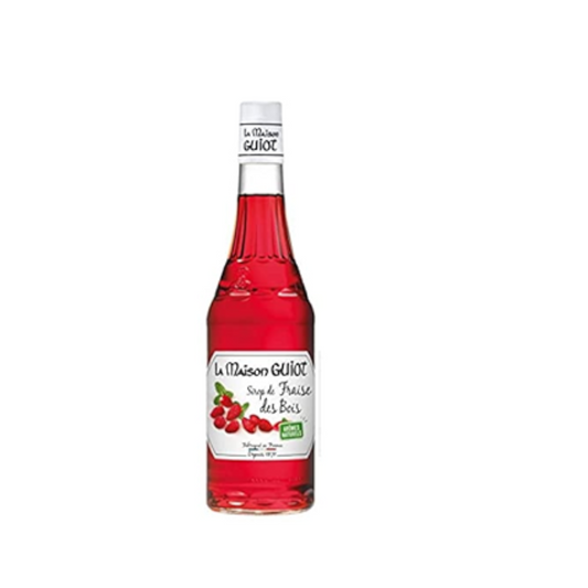 The house Guiot wood strawberry syrup 700ml -f63