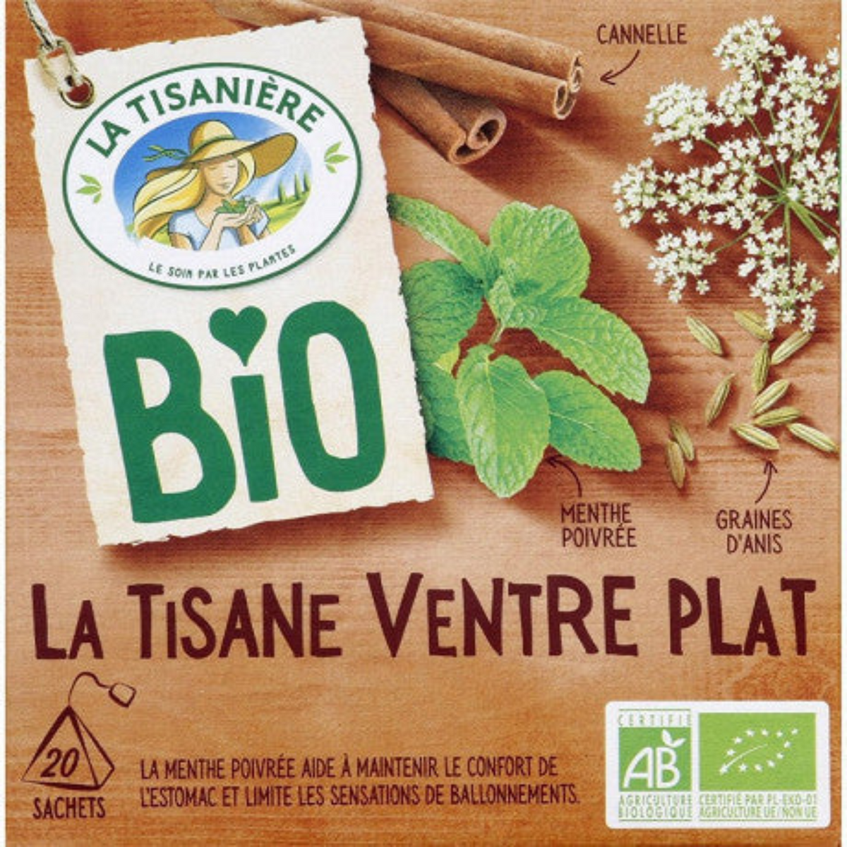 Latisaniere the herbal belly organic pobery x20 30g -f120