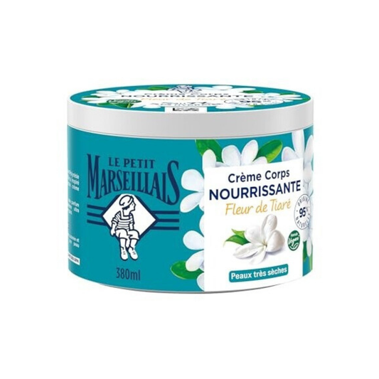 LE PETIT MARSEILLAIS Crème pour le Corps Nourrissante Fleur de Tiaré 380ml -J22