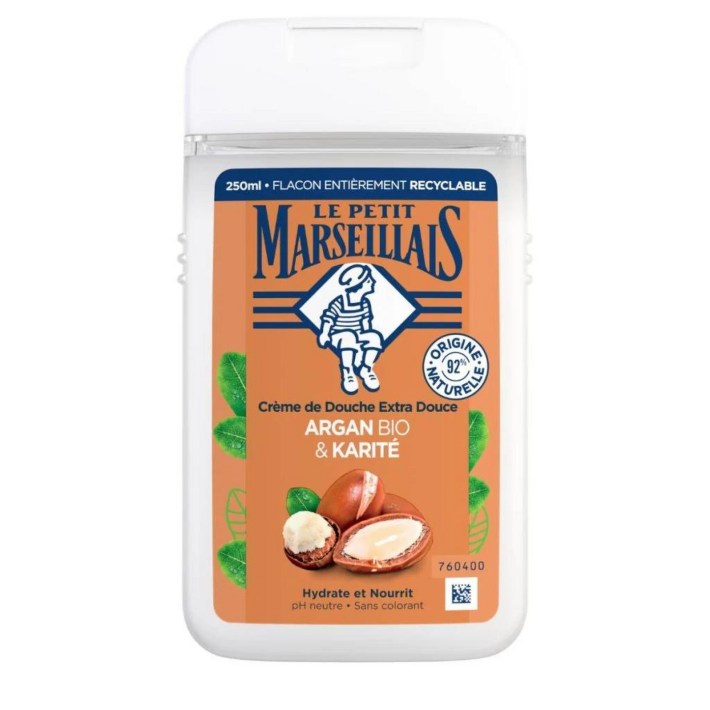 Le Petit Marseillais Extra Sweet Shower Cream Argan Organic & Shea 250ml -J101