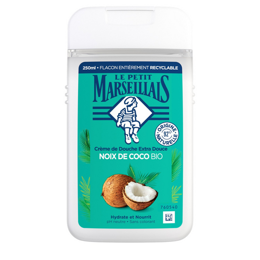 LE PETIT MARSEILLAIS Gel douche Crème Beurre Coco 250ml -J133