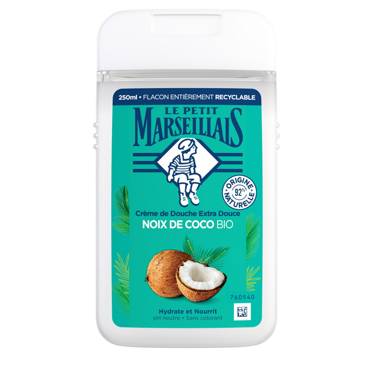 Le Petit Marseillais Gel Shower Cream Coconut Cream 250ml -J133