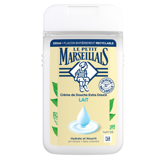 LE PETIT MARSEILLAIS Gel douche Xtra Doux Lait 250ml -J80