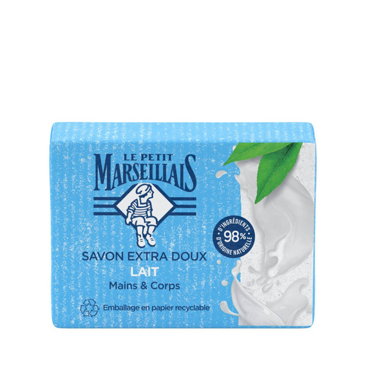 LE PETIT MARSEILLAIS Savon Mains Et Corps Extra Doux Lait 200g -I81