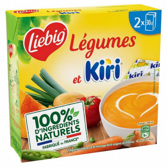 LIEBIG Doux Plaisirs légumes et KIRI 2x30cl -G34