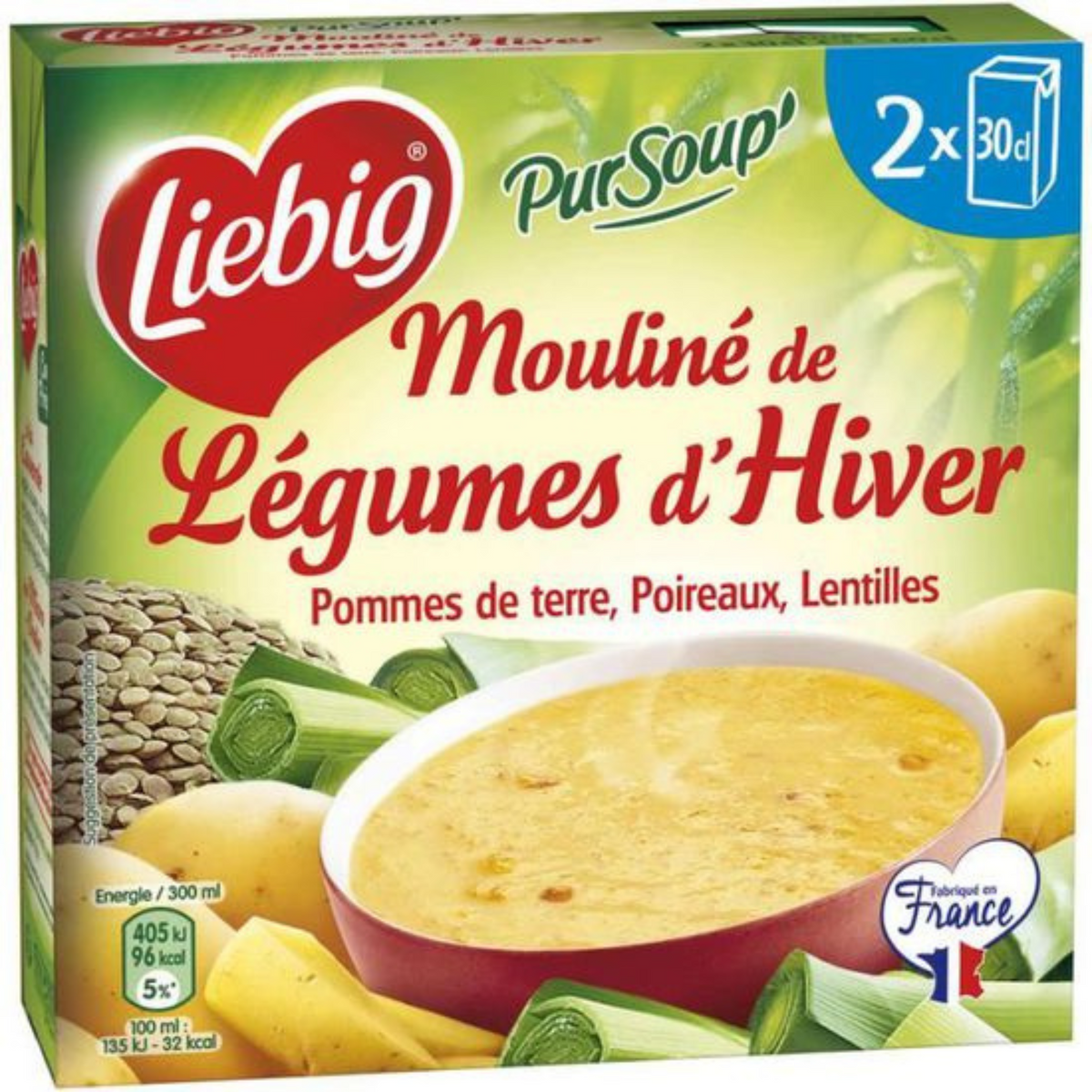 LIEBIG Mouliné de Légumes d’Hiver 2x30cl -G32